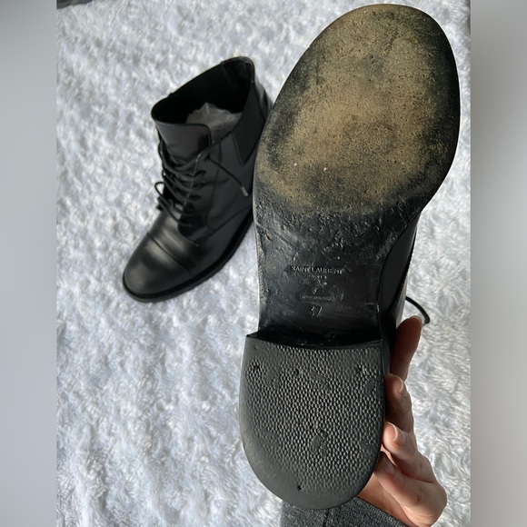 Saint Laurent Paris combat boots - Picture 2 of 2